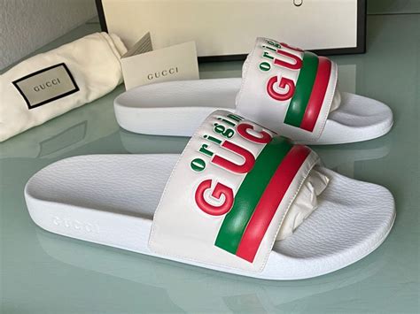 gucci gummy slides|gucci slides women's.